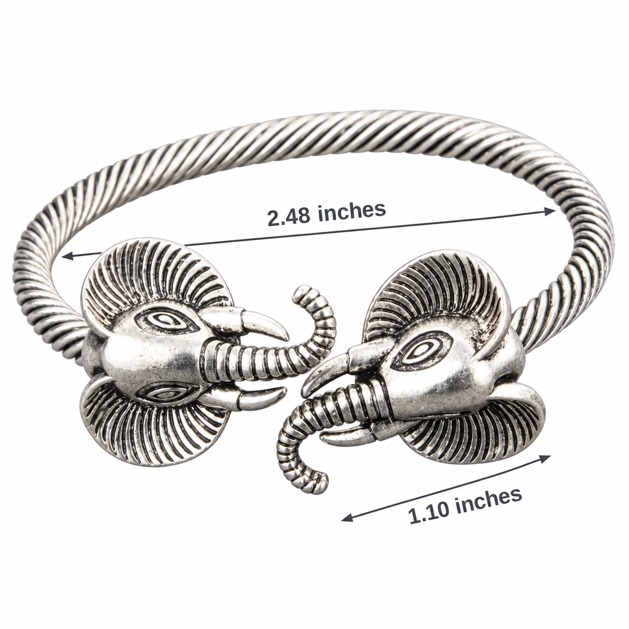 Locking Elephant Bracelet - Image 2