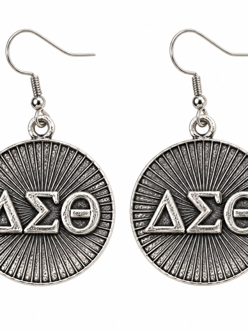 Delta Sigma Theta Burst Earrings
