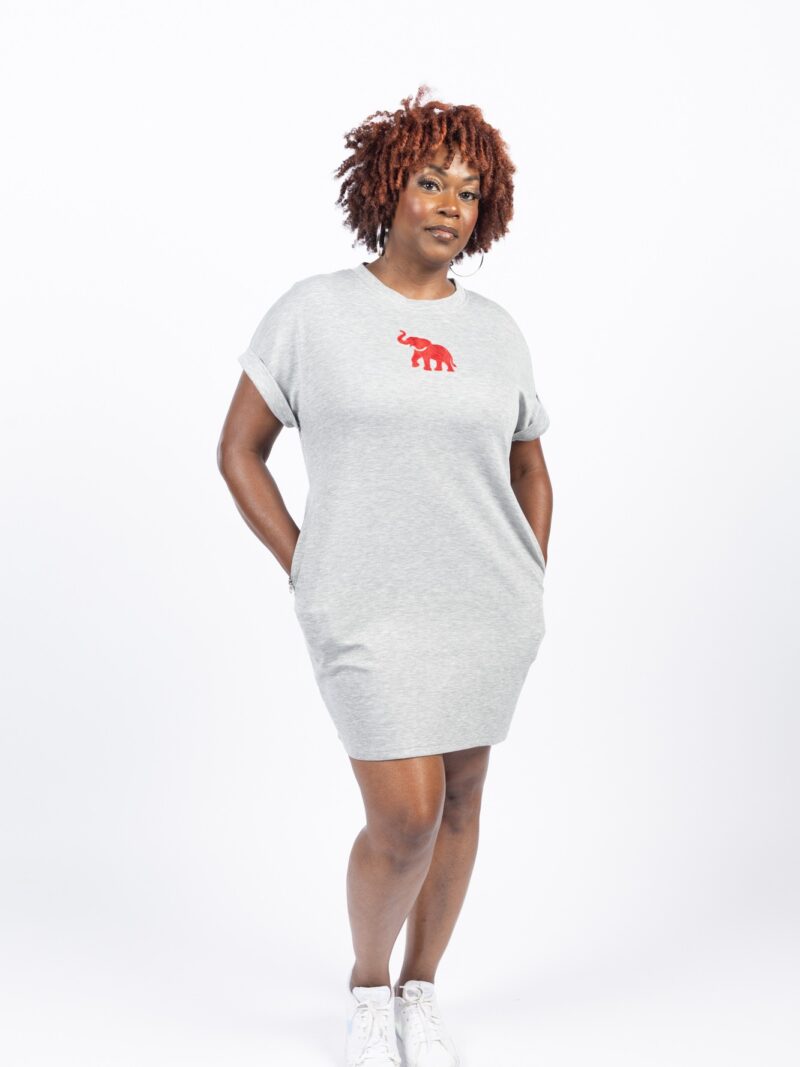 Red Elephant T-Shirt Dress