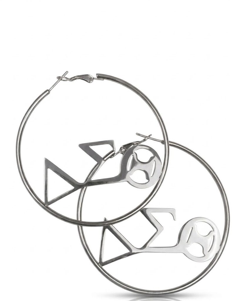 ΔΣΘ Hoop Earrings