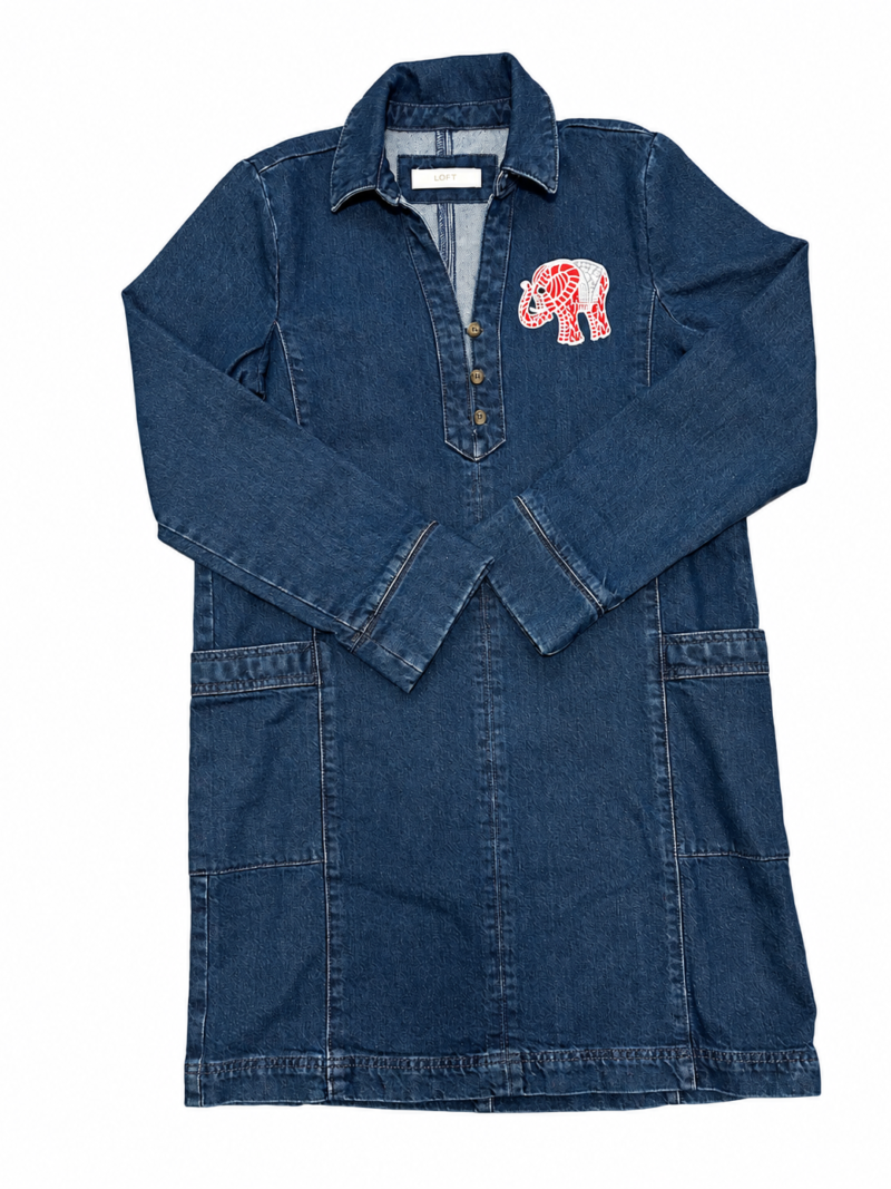 Jewel Elephant Jean Dress