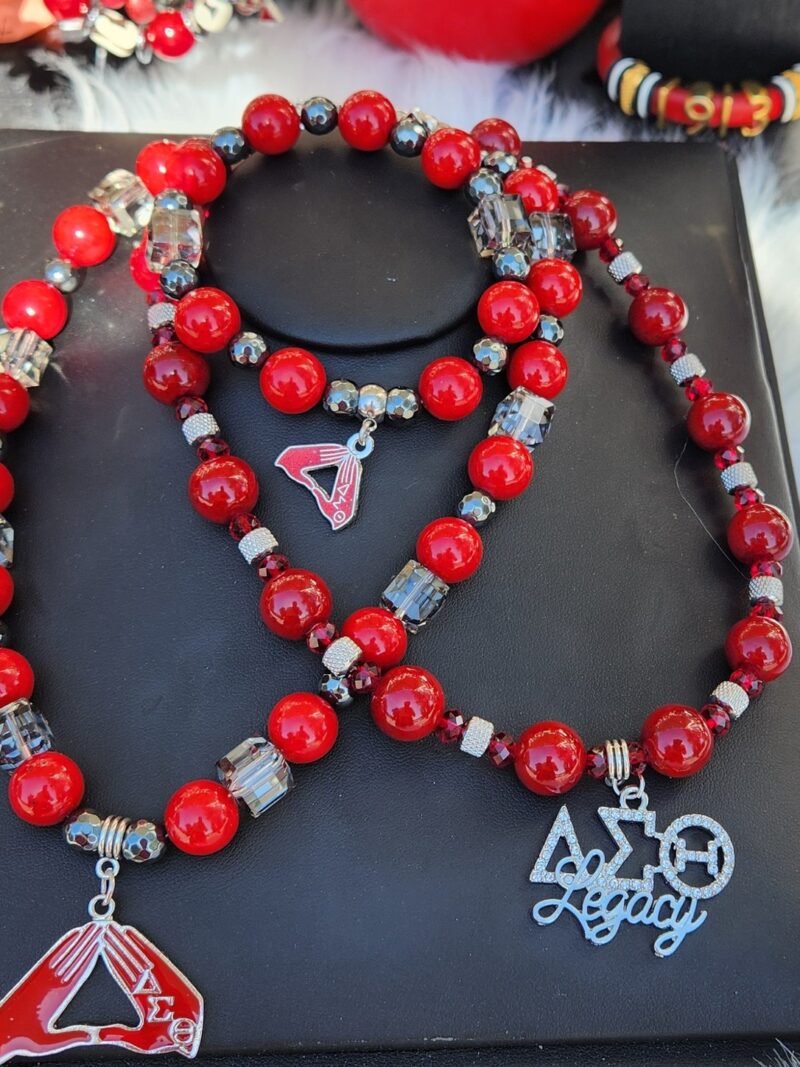 Handmade Signature DST stone necklace, one of one