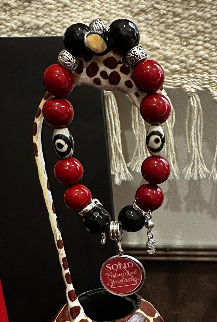 Handmade Signature DST stone necklace, one of one