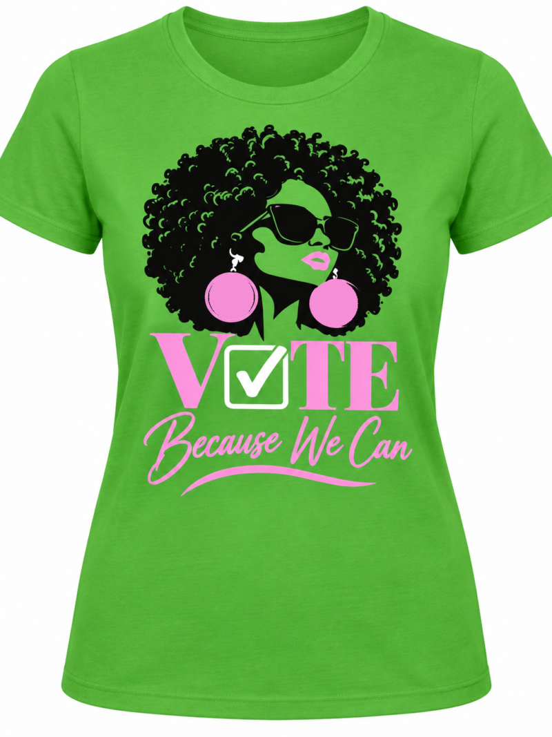 D9 Unity Vote Tee - Pink & Green